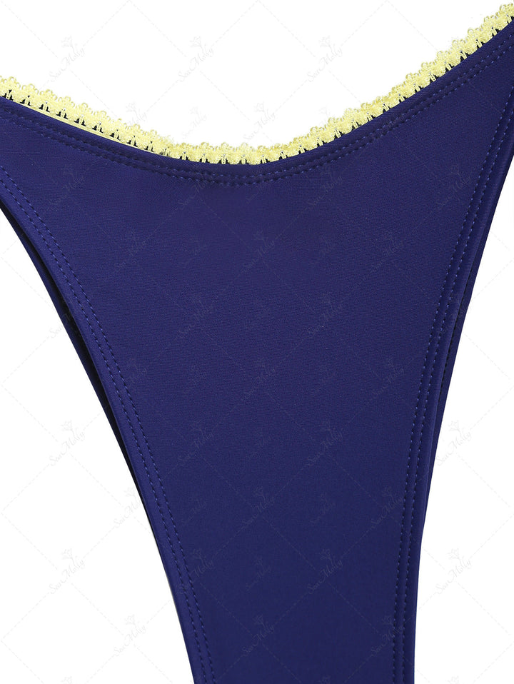 Diana | Bikini de tiras triangulares con lazo halter