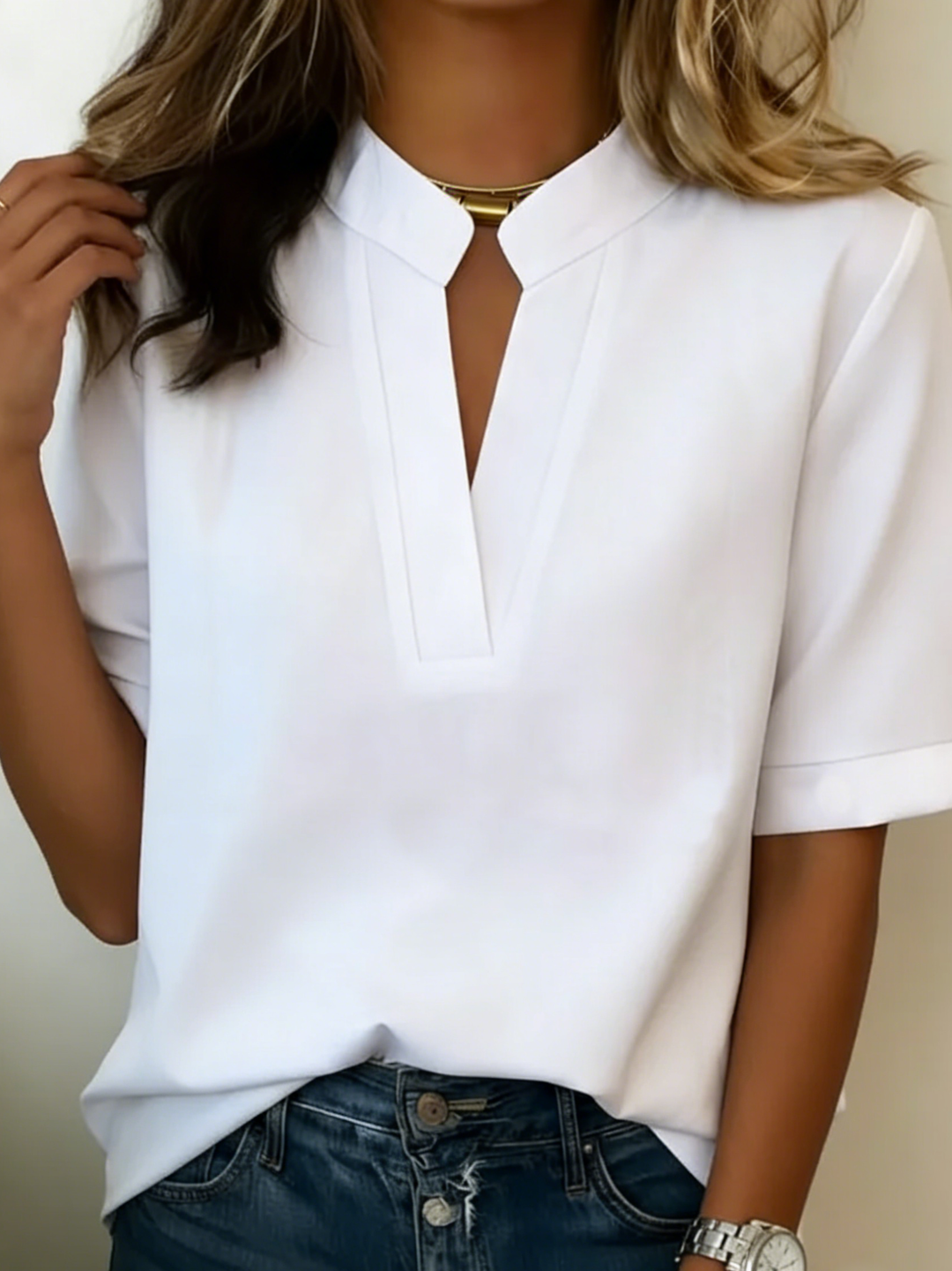 Clara | Camisa de Manga Corta Relaxed
