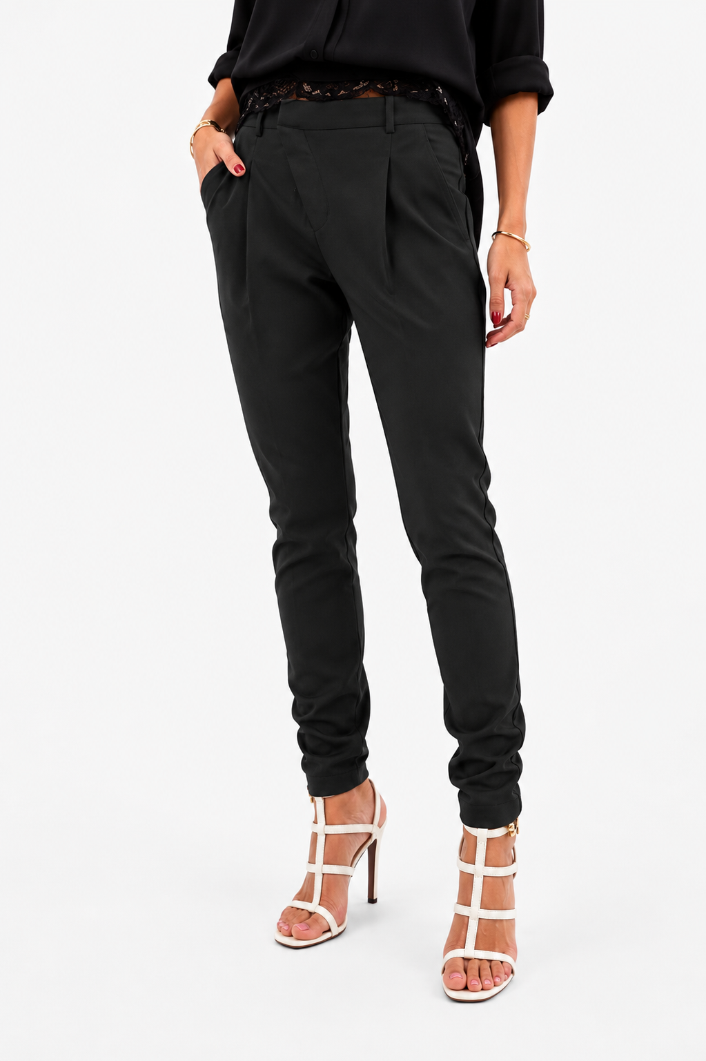 Mira - Pantalones Elegantes de Cintura Alta