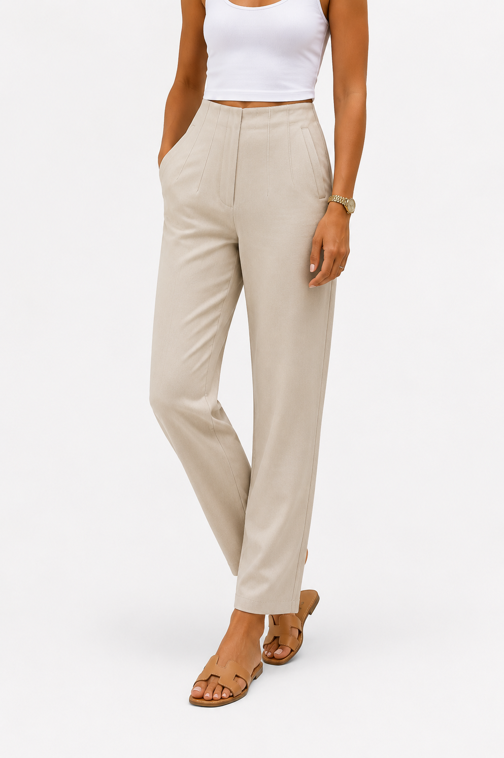 Amálie - Pantalones Elegantes para Uso Diario