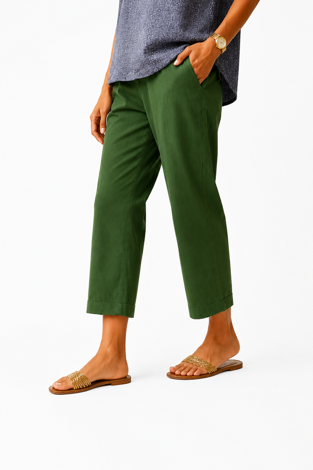 Otýlie - Pantalones de Lino y Algodón para Verano