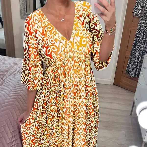 Vestido Floral Elástico