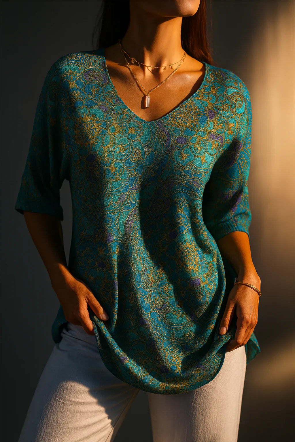 Clara | Suéter Casual de Arte Retro para Mujeres